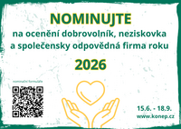 Ocenění pro ty, kteří pomáhají druhým. Nominace jsou otevřeny