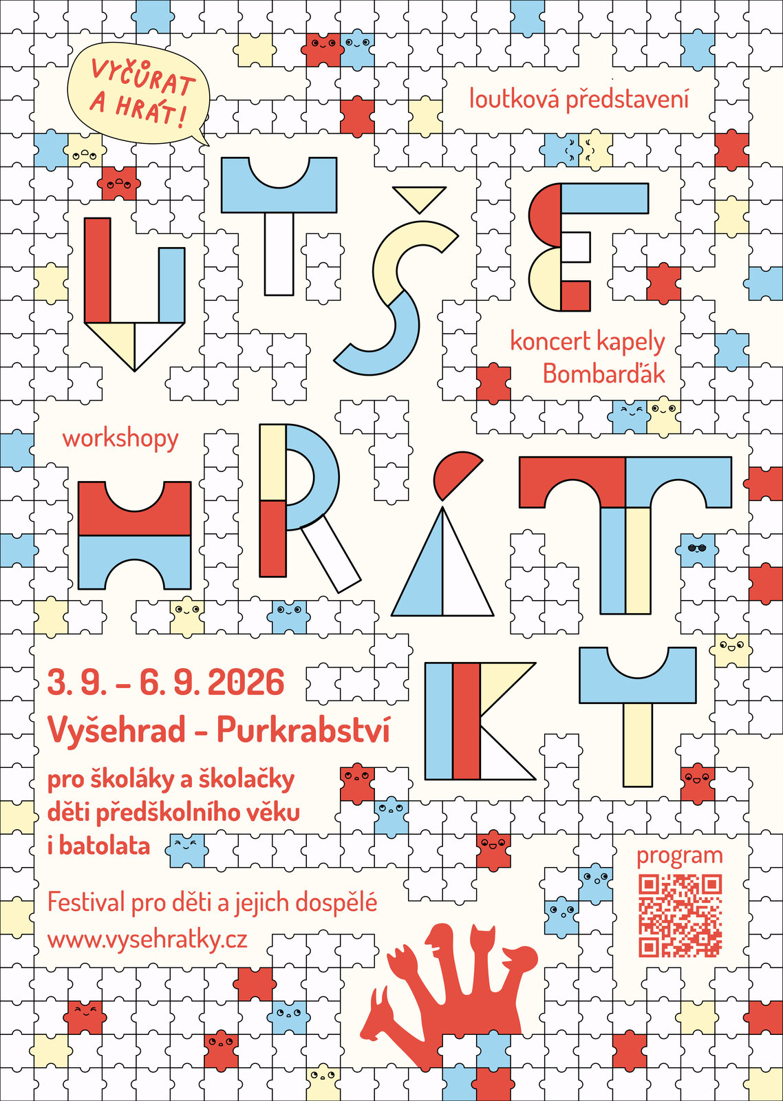 VyšeHrátky 2026 - plakát VyšeHrátky 2026 - plakát